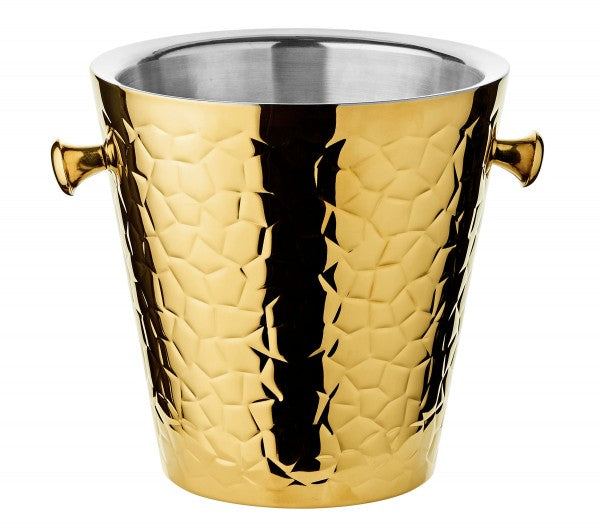 Edzard Capri Sektkühler mit Ständer, Edelstahl hochglanzpoliert goldfarben, außen gemustert, Höhe 85 cm-Sektkühler-Stil-Ambiente-7254 Edzard Capri Sektkühler mit Ständer, Edelstahl hochglanzpoliert goldfarben, außen gemustert, Höhe 85 cm-Sektkühler-Stil-Ambiente-7254