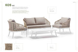 Grattoni Kos/2 Garten Lounge-Set-Stil-Ambiente-