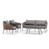 "Grattoni Muses Garten Lounge-Set: Modernes Outdoor-Komfortensemble-Stil-Ambiente-grattonimuses