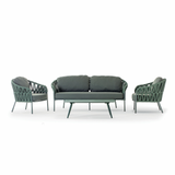 Grattoni Victory Garten Lounge 3er Set-www.Stil-Ambiente.de-victorygreen