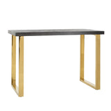 Richmond Interiors Bartisch Stehtisch Blackbone Gold 160 Bar Tisch-Bartisch-Stil-Ambiente