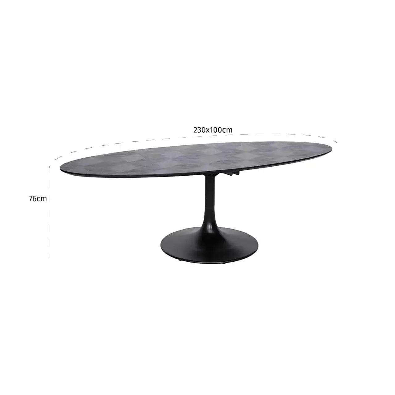 Richmond Interiors Esstisch Blax oval 230x100-Esstisch-Stil-Ambiente