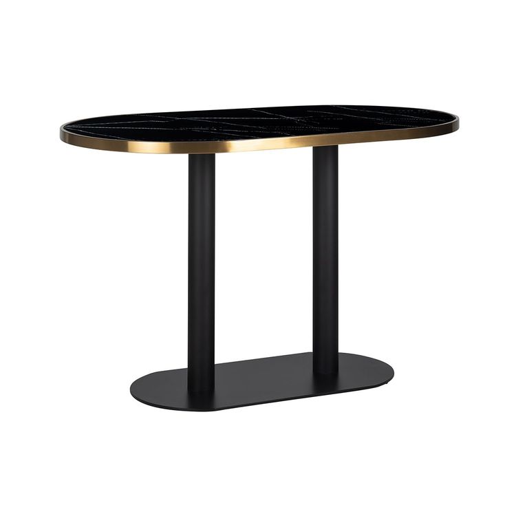 Richmond Interiors Esstisch Zenza oval (Black) / 70 cm x 120 cm x 75 cm-8720621676522-Stil-Ambiente-7227