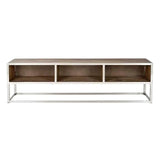 Richmond Interiors TV Board TV Lowboard Fernsehkommode TV-Sideboard Redmond mit 3 offenen Fächern-TV Board-Stil-Ambiente-