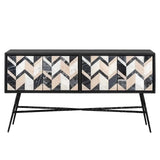 Richmond Interiors Sideboard Rostelli Anrichte 4-türig-sideboard-Stil-Ambiente-8720621685418