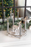 Edzard Adventskranz Avia, Aluminium vernickelt silberfarben-adventskranz-Stil-Ambiente-0202