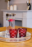 Edzard Dio 6er Set Kristallgläser, rot, handgeschliffenes Glas-glas-Stil-Ambiente-80205485