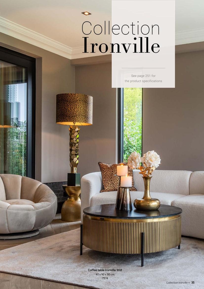 Richmond Interiors Spiegel Ironville 86ø (Gold)