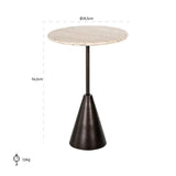 Richmond Interiors Avalon beistelltisch rund (Bronze)-8720621692843-Stil-Ambiente-7667