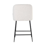 Richmond Interiors Barstuhl Pullitzer white bouclé / schwarz-8720621662808-Stil-Ambiente-S4515 WHITE BOUCLÉ