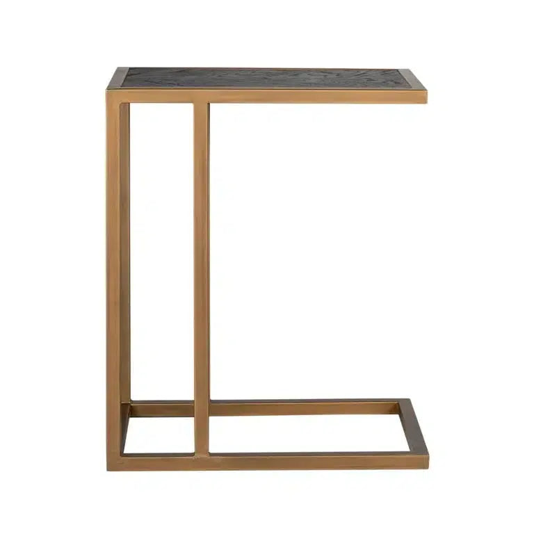 Richmond Interiors Beistelltisch Blackbone brass (Black rustic)-8720621604402-Stil-Ambiente-7373