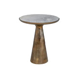 Richmond Interiors Beistelltisch Ethan 46Ø brushed gold (Gold)-8720621674610-Stil-Ambiente-825116