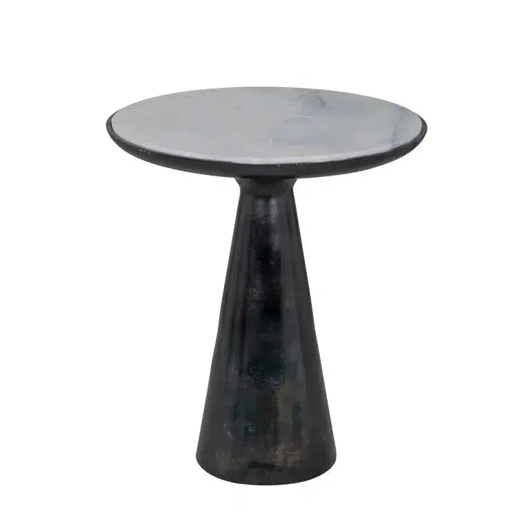 Richmond Interiors Beistelltisch Ethan 46Ø schwarz (Black)-8720621674597-Stil-Ambiente-825114