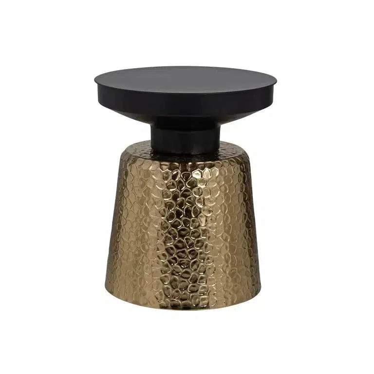 Richmond Interiors Beistelltisch Freddie (Black/gold)-8720621679202-Stil-Ambiente-825162