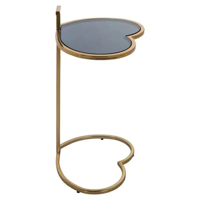 Richmond Interiors Beistelltisch Love herz (Brushed Gold)-8720621686996-Stil-Ambiente-825213