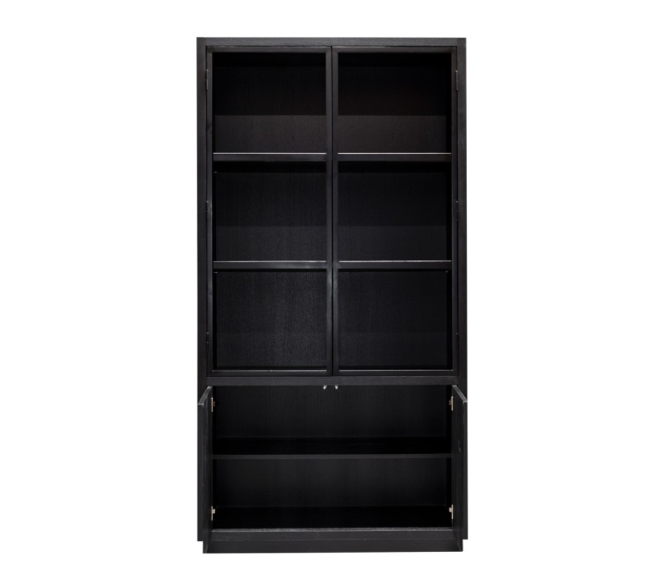 Richmond Interiors Buffetschrank Oakura 2-Türen-Stil-Ambiente-6512 BLACK