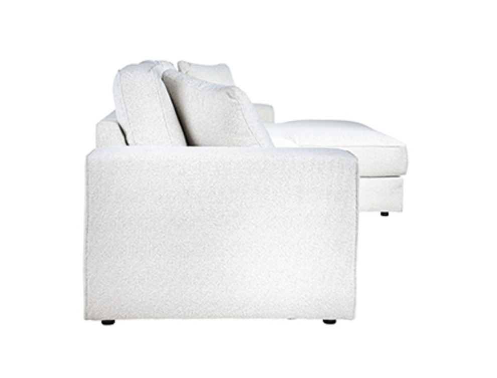 Richmond Interiors Couch Santos 2,5 Sitzer + Lounge rechts white bouclé-8720621664574-Stil-Ambiente-SANTOS-2,5AL+LCH95R.E307