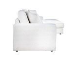 Richmond Interiors Couch Santos 2,5 Sitzer + Lounge rechts white bouclé-8720621664574-Stil-Ambiente-SANTOS-2,5AL+LCH95R.E307