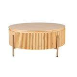 Richmond Interiors Couchtisch Belfort 90Ø (Natural oak)-8721009402122-Stil-Ambiente-7863