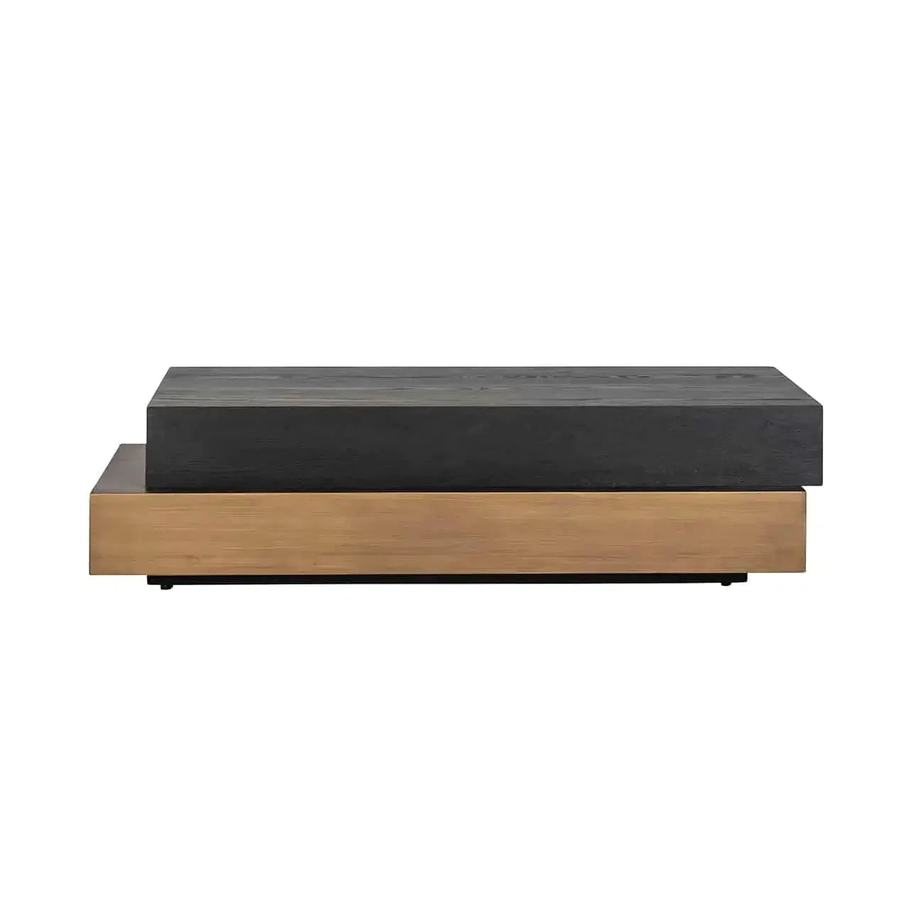 Richmond Interiors Couchtisch Cambon block (Dark coffee)-couchtische-Stil-Ambiente