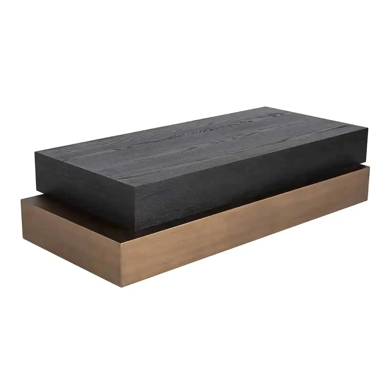 Richmond Interiors Couchtisch Cambon block (Dark coffee)-couchtische-Stil-Ambiente