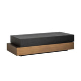 Richmond Interiors Couchtisch Cambon block (Dark coffee)-couchtische-Stil-Ambiente