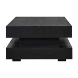 Richmond Interiors Couchtisch Couchtisch Oakura Block H schwarz-couchtische-Stil-Ambiente