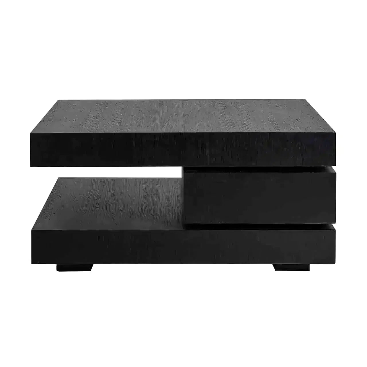 Richmond Interiors Couchtisch Couchtisch Oakura blok C schwarz-couchtische-Stil-Ambiente