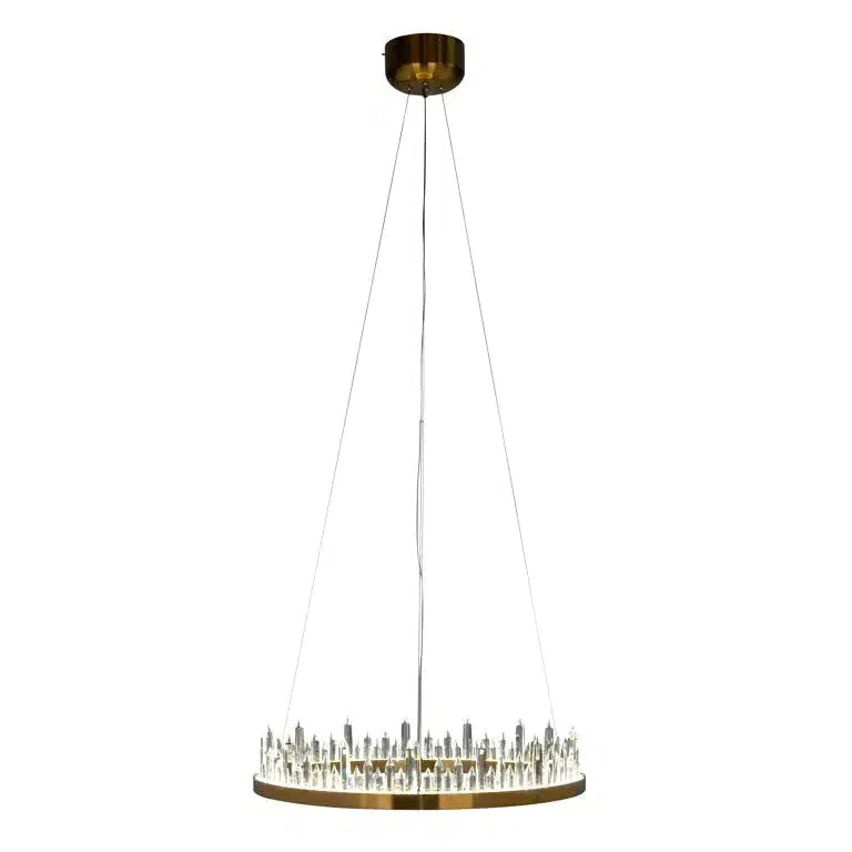 Richmond Interiors Design Hanging Lamp Ziggy Gold