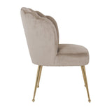 Richmond Interiors Dining Chair Samt Esszimmerstuhl Stuhl Chair Velvet Beige Grün Braun Rosa-Esszimmerstuhl-Stil-Ambiente-