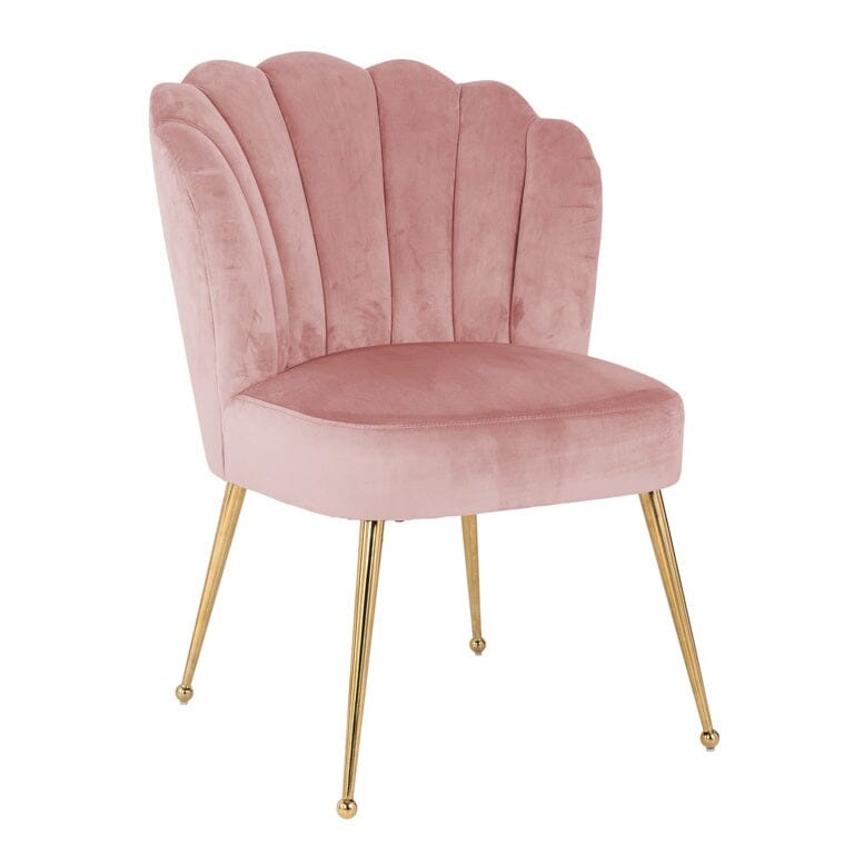 Richmond Interiors Dining Chair Samt Esszimmerstuhl Stuhl Chair Velvet Beige Grün Braun Rosa-Esszimmerstuhl-Stil-Ambiente-