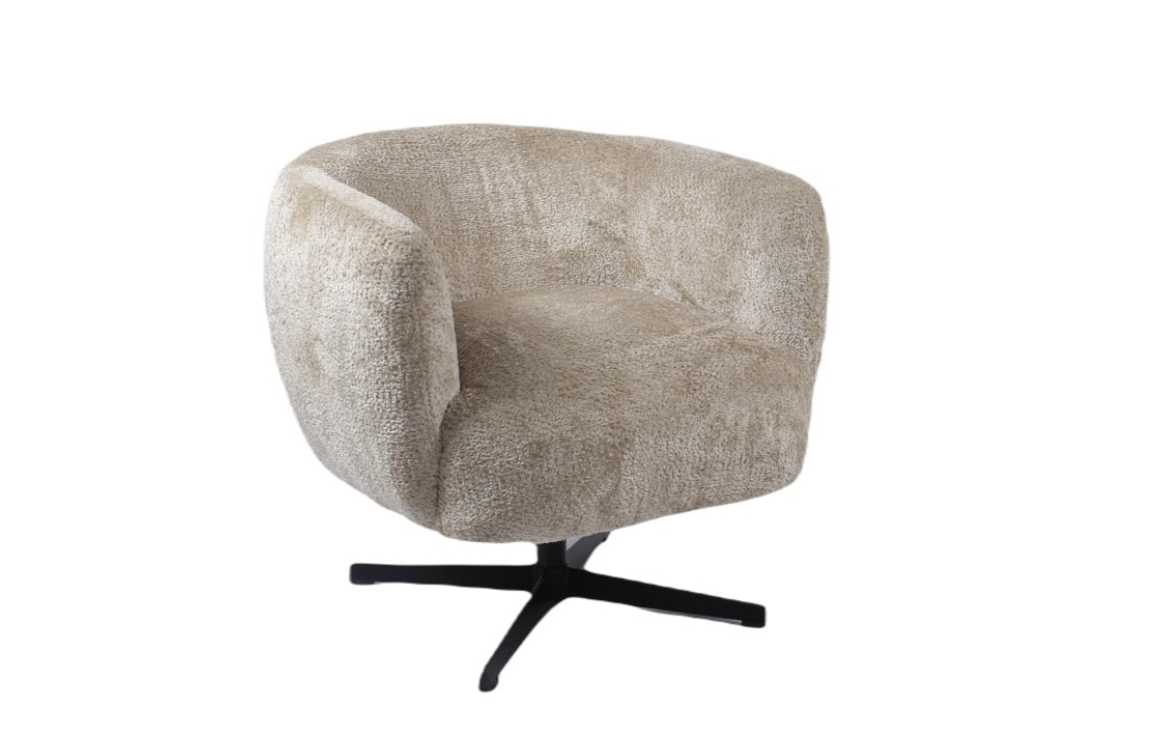 Richmond Interiors Drehbarer Sessel Estelle-8720621694175-Stil-Ambiente-S4613 SHEEP NATURE