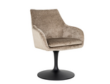 Richmond Interiors Drehstuhl Marlon taupe Chenille-8720621696674-Stil-Ambiente-S4728 TAUPE CHENILLE