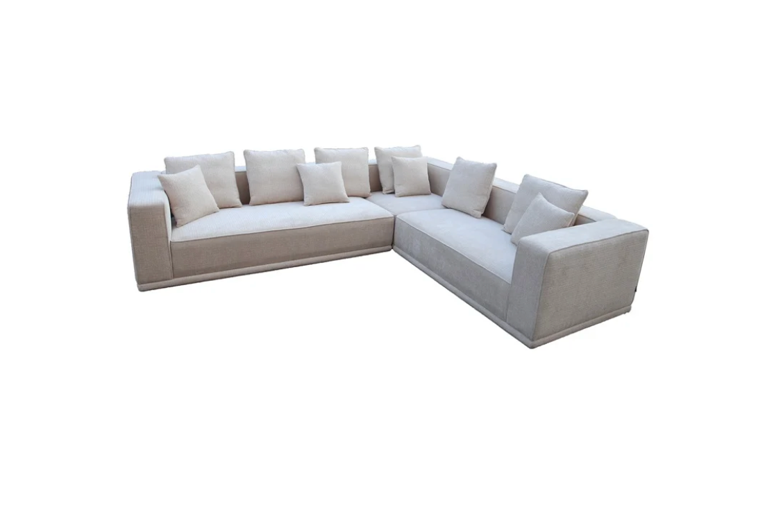 Richmond Interiors Ecksofa Lusso beige Chenille-8721009401613-Stil-Ambiente-S5148 BEIGE CHENILLE