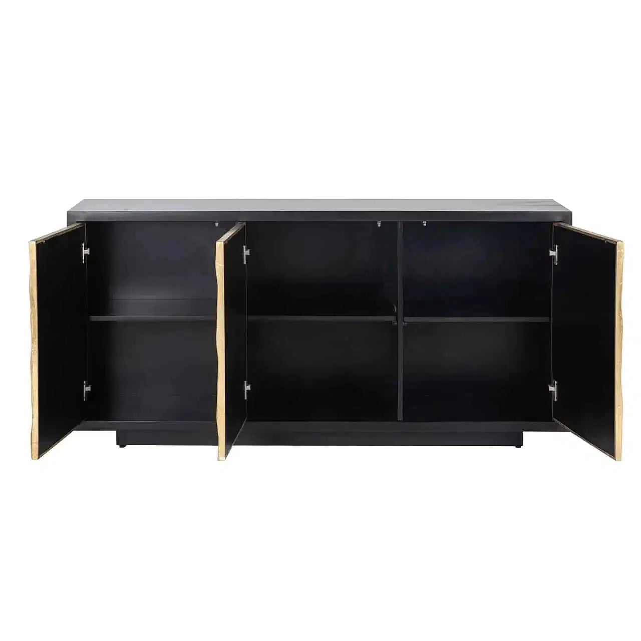 Richmond Interiors Esher Sideboard 3-türig (Schwarz)-sideboard-Stil-Ambiente-8720621684213