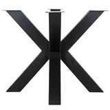 Richmond Interiors Esstisch Bodhi Tischbeine cross Bodhi Black only legs-Esstisch-Stil-Ambiente