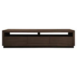 Richmond Interiors Fernsehkommode Oakura 3 Schubladen (Brown)-8720621692386-Stil-Ambiente-6503 BROWN