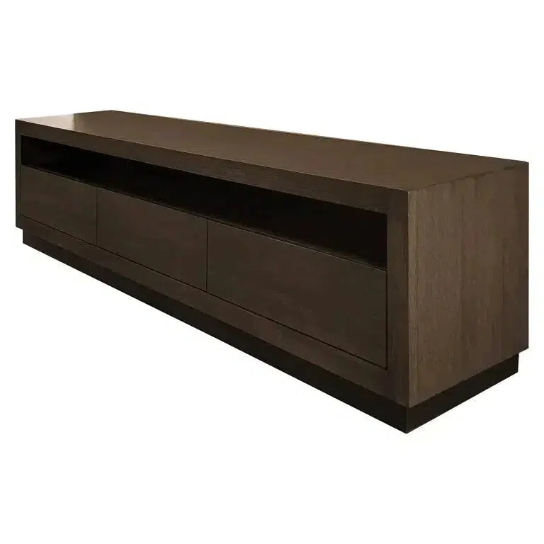 Richmond Interiors Fernsehkommode Oakura 3 Schubladen (Brown)-8720621692386-Stil-Ambiente-6503 BROWN