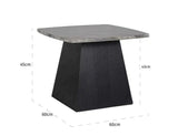 Richmond Interiors Geisha Corner Table Side Table 