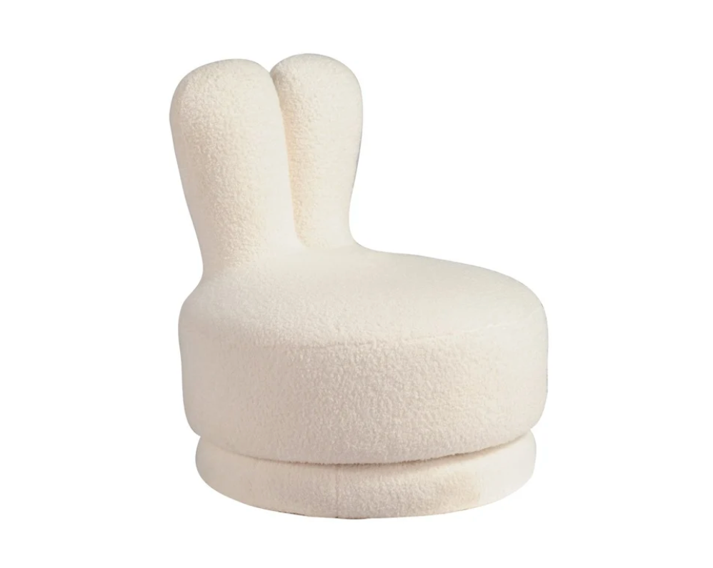 Richmond Interiors Kindersessel Bunny white teddy-8720621694168-Stil-Ambiente-S4619 WHITE TEDDY