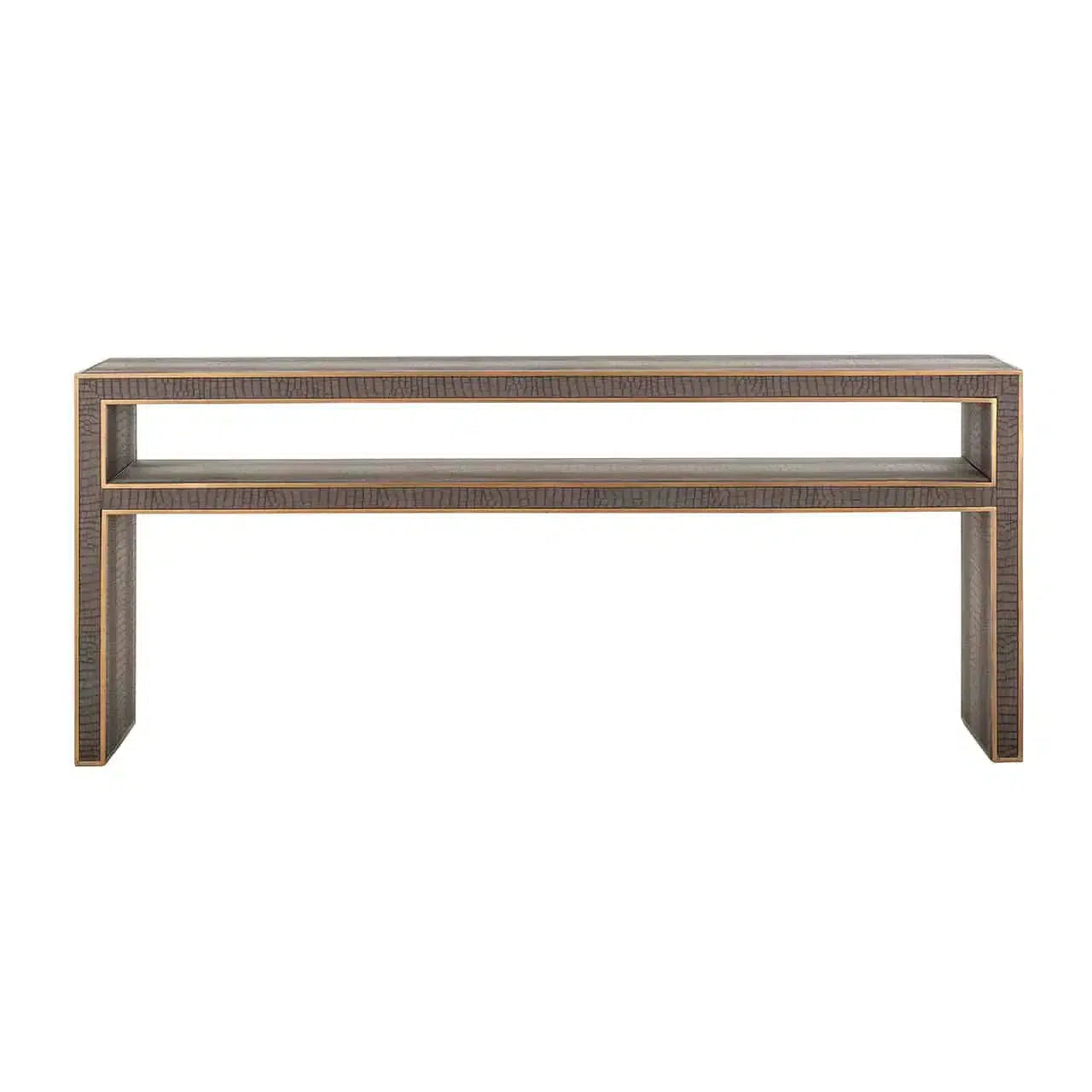 Richmond Interiors Konsolentisch Konsole Wandtisch Classio (Brushed Gold)-Konsole-Stil-Ambiente-8720621605324