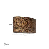 Richmond Interiors Lampenschirm Leo Oval animal collection-Stil-Ambiente