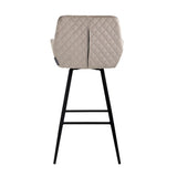 Richmond Interiors Linsey Barstuhl Khaki Beige Esszimmerstuhl Chair-Barstuhl-Stil-Ambiente-