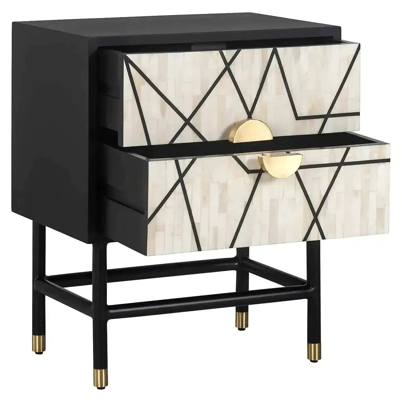 Mesa de noche interior de Richmond Novas 2-Drawer