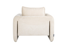 Richmond Interiors Sessel Sandro white chenille-8720621694472-Stil-Ambiente-S5144 WHITE CHENILLE