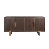 Richmond Interiors Sideboard Anrichte Cromford Mill 4-türig (Brushed Gold)-sideboard-Stil-Ambiente-8720621605867