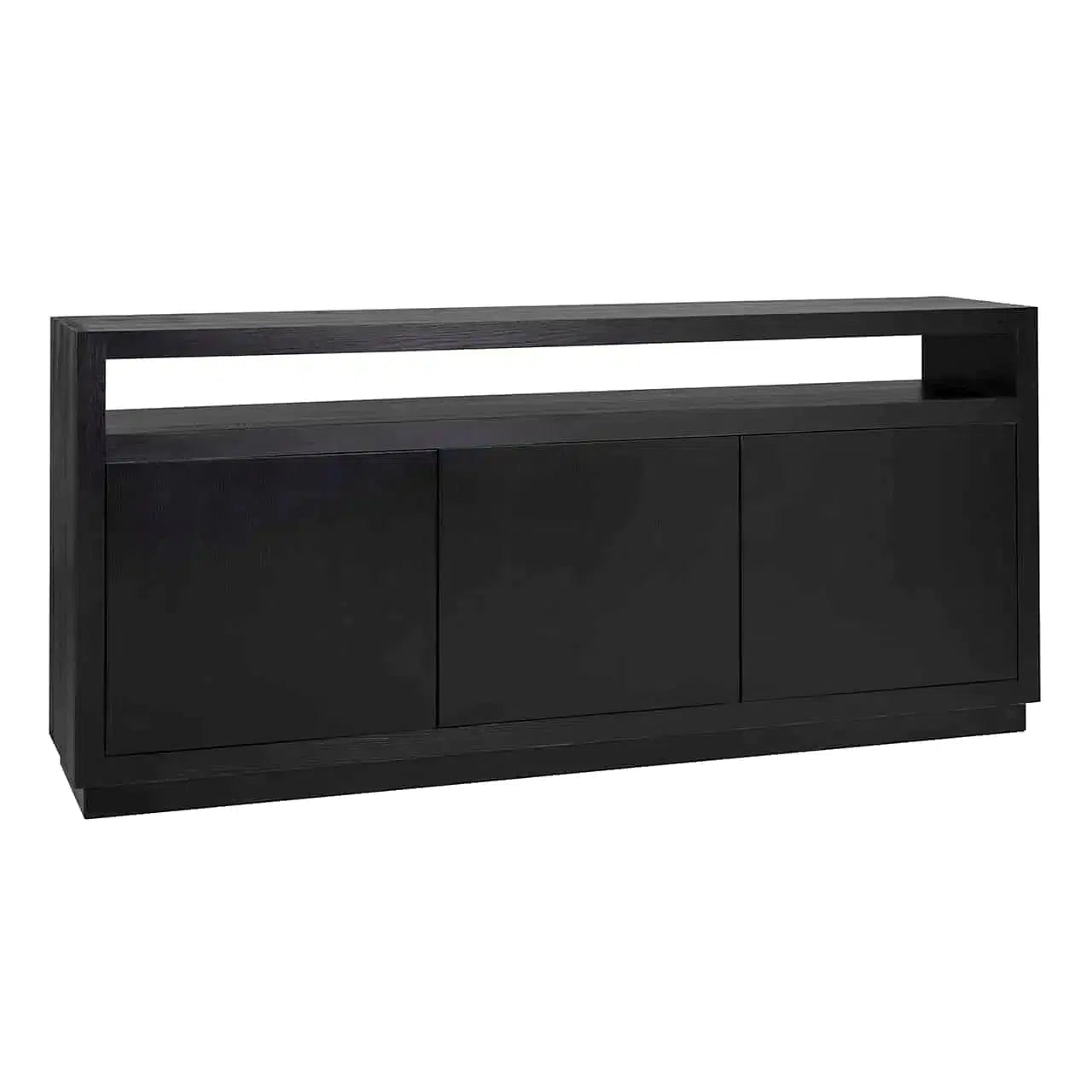 Richmond Interiors Sideboard Oakura 3-türig (Schwarz)-sideboard-Stil-Ambiente-8720621603238