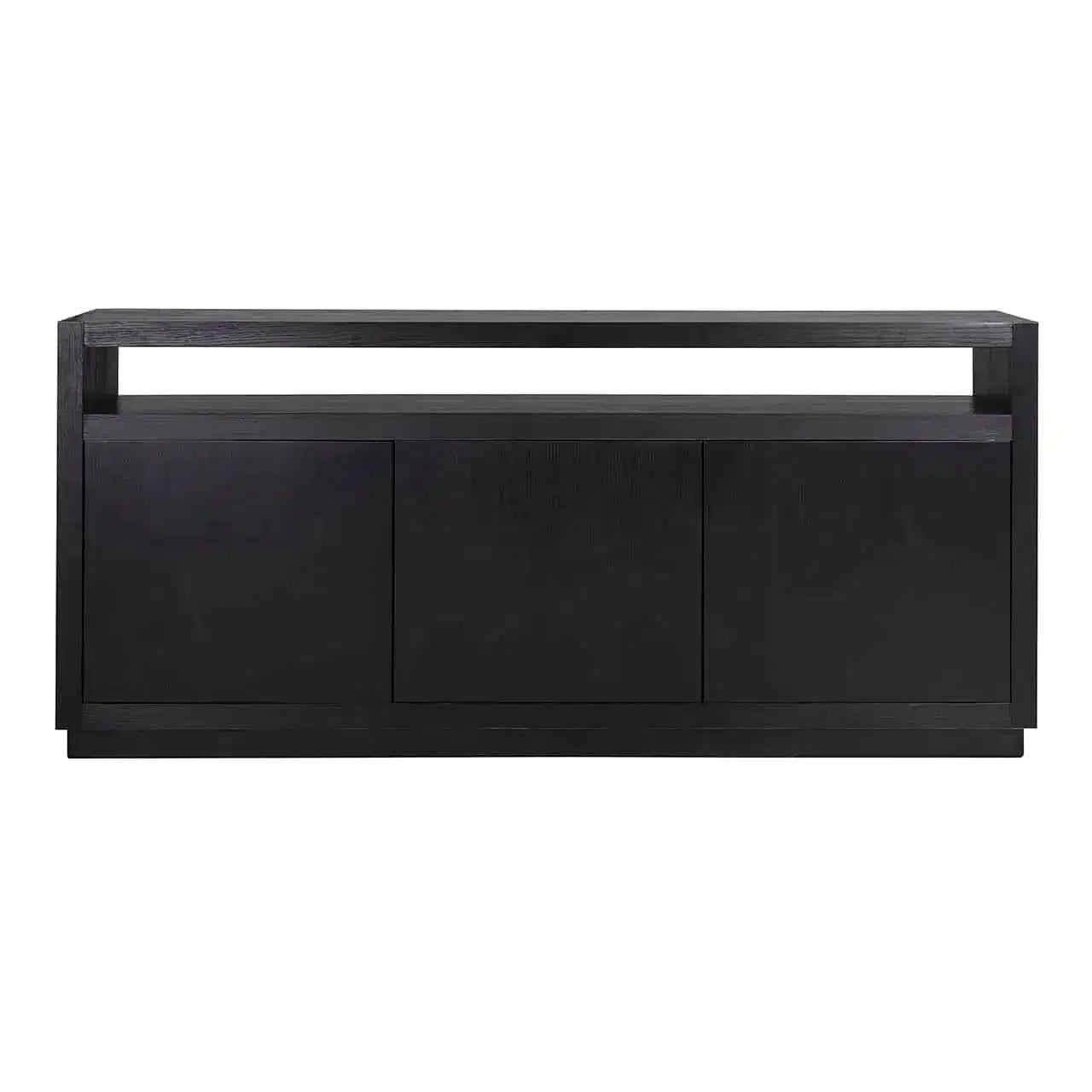 Richmond Interiors Sideboard Oakura 3-türig (Schwarz)-sideboard-Stil-Ambiente-8720621603238