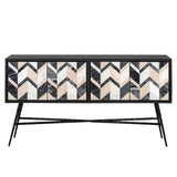 Richmond Interiors Sideboard Rostelli Anrichte 4-türig-sideboard-Stil-Ambiente-8720621685418