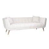 Richmond Interiors Sofa Couch Huxley White Boucle´ Brushed gold Samtbezug-sofa-Stil-Ambiente-8720621663539